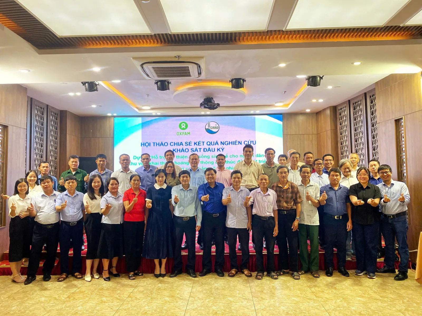Hội thảo chia sẻ kết quả nghiên cứu khảo sát đầu kỳ